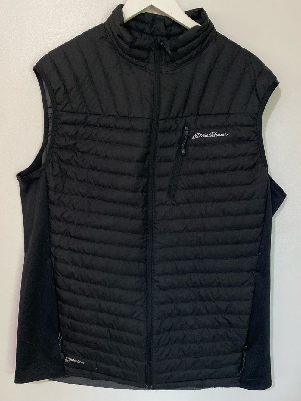 Eddie Bauer Down Quilted Lightweight Vest Men’s Packable Stormdown 800